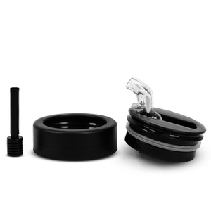 Yerbomos XL ALL IN ONE - 750ml - Mate beker, thermosfles en bombilla in één (zwart)