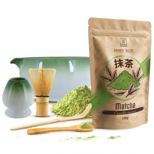 Matcha theezetset: matcha 100g + accessoires