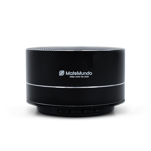 Luidspreker met MateMundo-logo