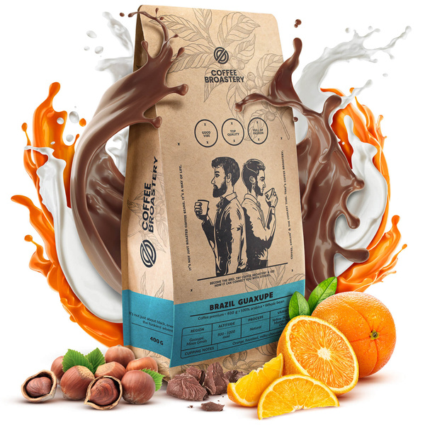 Bro Coffee Roastery - Hele Bonen Koffie Brazil Guaxupe Premium 400g