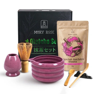 Cadeauset om Pink Matcha te bereiden
