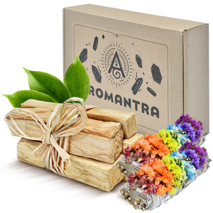 Geschenkset: Palo Santo 50 g + witte salie "Zeven Chakra's