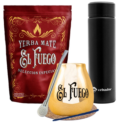 Yerba Mate El Fuego Elaborada 500g Thermoset
