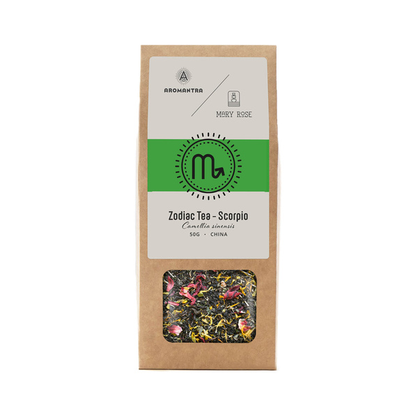 Aromantra x Mary Rose – Dierenriem Thee – Schorpioen (zwarte thee) 50 g