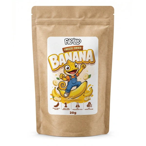 FiloLilo – Gevriesdroogde bananen (schijfjes) 20 g