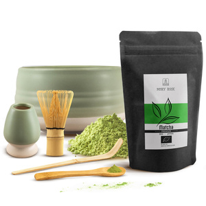 PREMIUM set voor het zetten van matcha-thee: Japanse BIO matcha 30g + accessoires