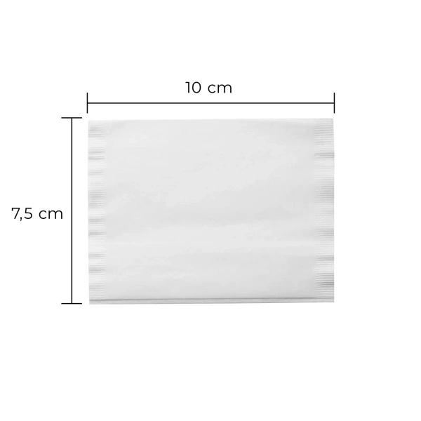 Papieren theefilters (100 stuks) met stokje