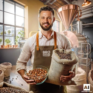 Bro Coffee Roastery – Hele Bonen Koffie Brazil Samba Premium 1kg