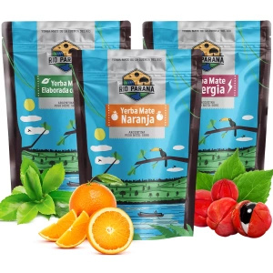 Set Yerba Mate Rio Parana diverse soorten 3x500g