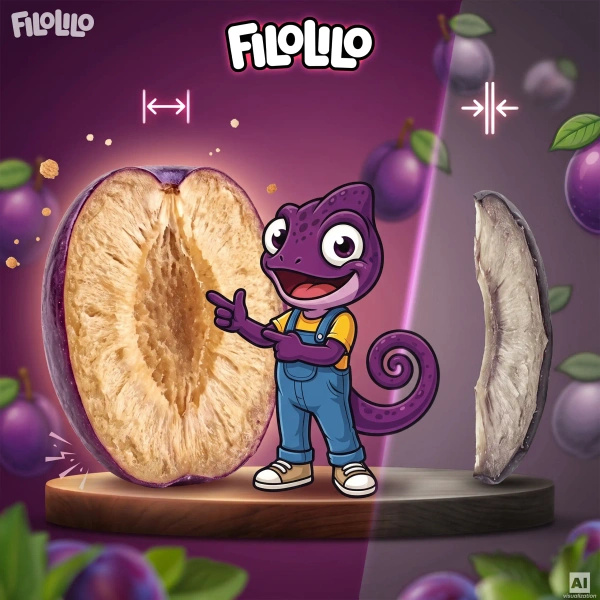 FiloLilo – Gevriesdroogde pruimen (halve) 100 g
