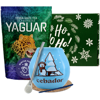 Wintere Geschenkset Yerba Mate Yaguar Winter Prune 0,5kg