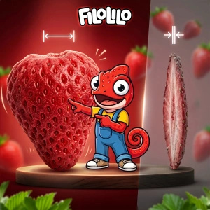 FiloLilo – Gevriesdroogde aardbeien (hele) 100 g