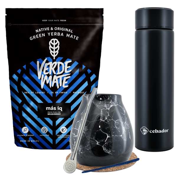 Yerba Verde Mate MAS IQ 500g Thermos Set 7.0