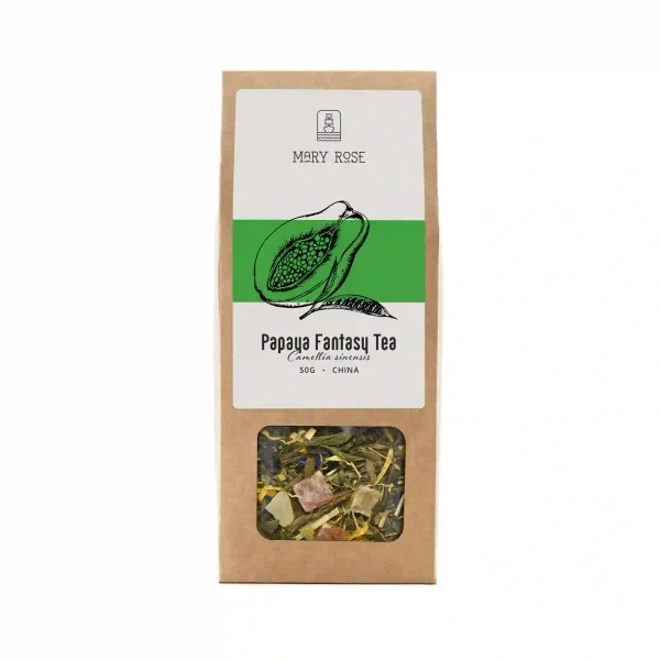 Mary Rose - Papaja Fantasie Groene Thee - 50g