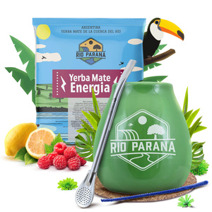Yerba Mate set 50g Kalebas + Bombilla