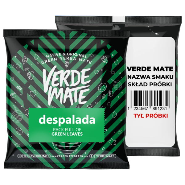 Set Yerba Mate Green 500g Kalebas Bombilla 10x50g