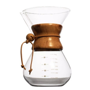 Chemex‑type koffiezetter 800 ml + herbruikbare filter