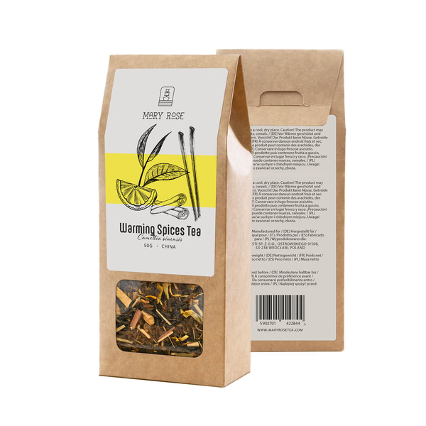 Mary Rose - Warming Spices Thee - 50 g