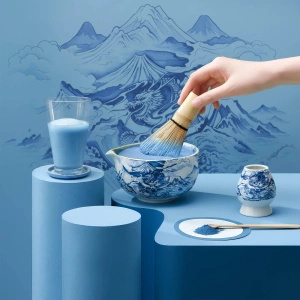 Ceremonieel set voor het zetten van matcha-thee: Japanse BIO matcha 30g + accessoires