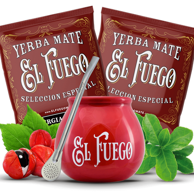 Yerba Mateo set + Bombilla om u op weg te helpen