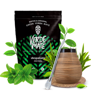 Yerba Mate Set Verde Mate 400g 0,4kg Kalebas + Bombilla