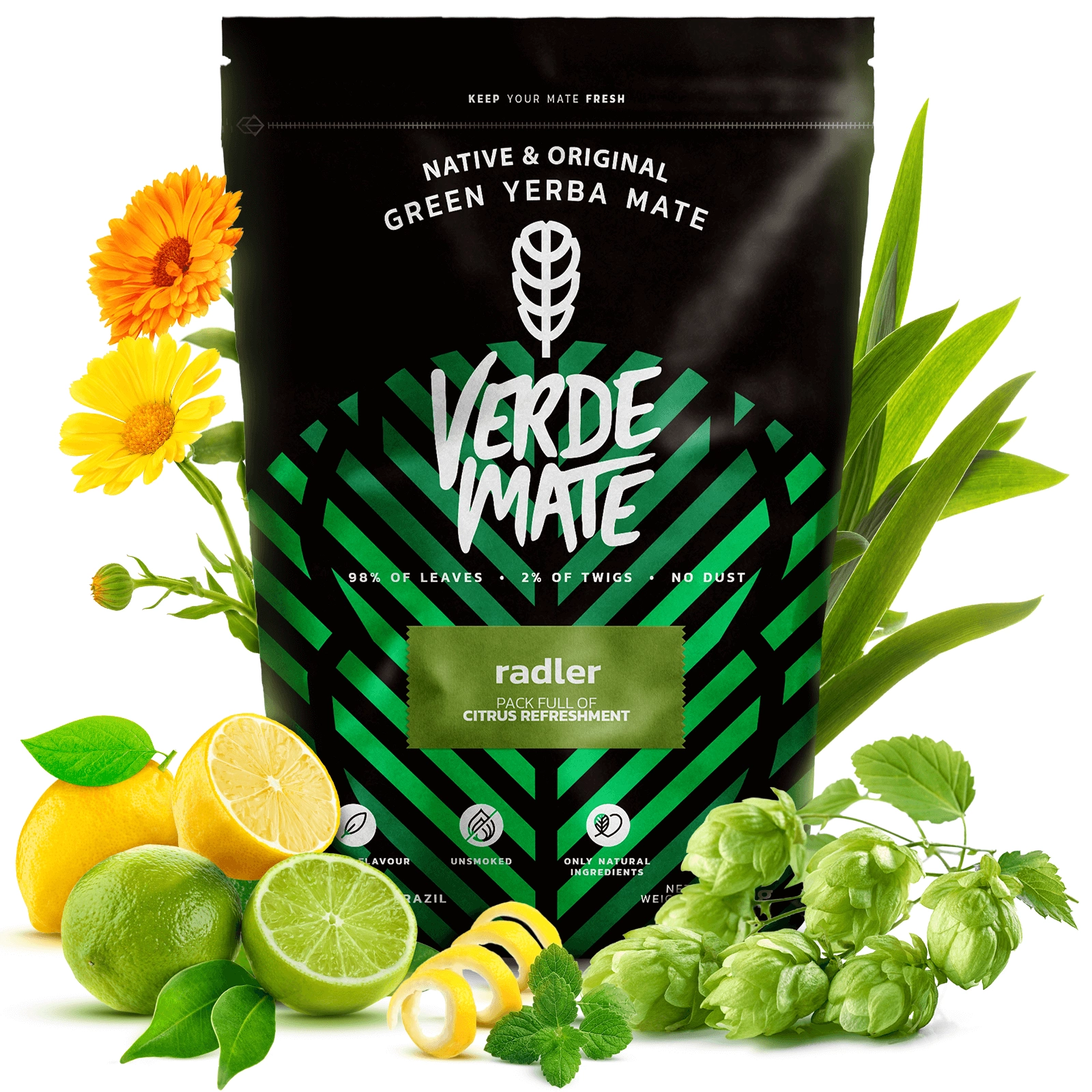 Verde Mate Green Radler - packaging