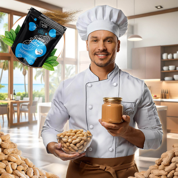 Nustino – Pindakaas in poedervorm – Pure 400 g