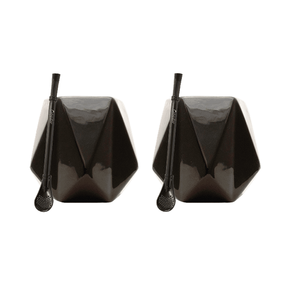 Yerba Mate Accessoireset: 2x Kalebas + 2x Bombilla