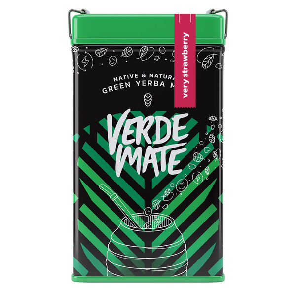 Yerbera – Blik + Verde Mate Green Very Strawberry 0,5 kg