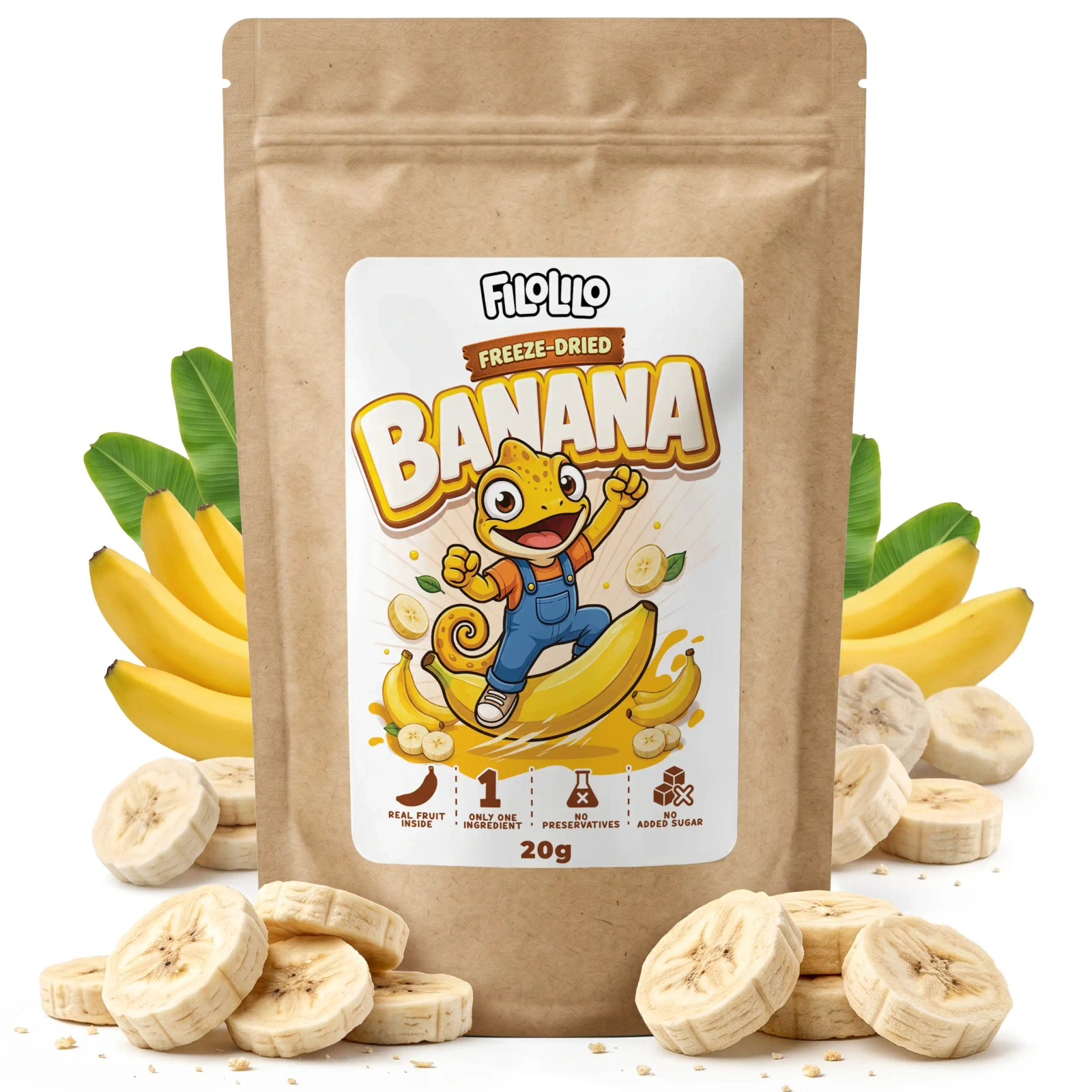 FiloLilo gevriesdroogde banaan