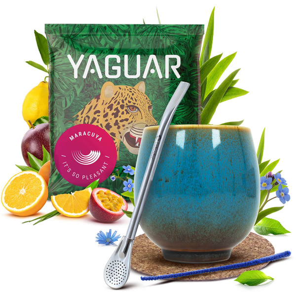 Yerba Mate set 50g Kalebas + Bombilla