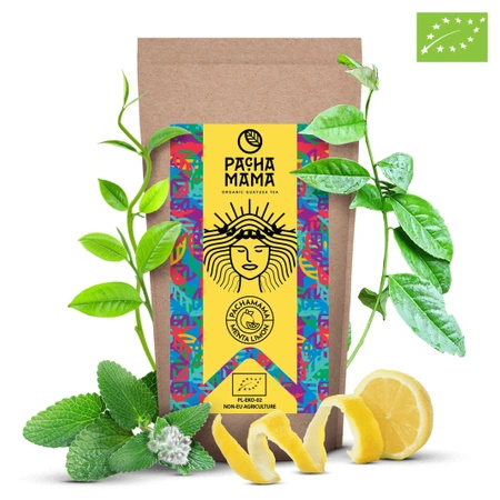 Guayusa Pachamama Menta Limón - biologisch gecertificeerd - munt en citroen - 100g