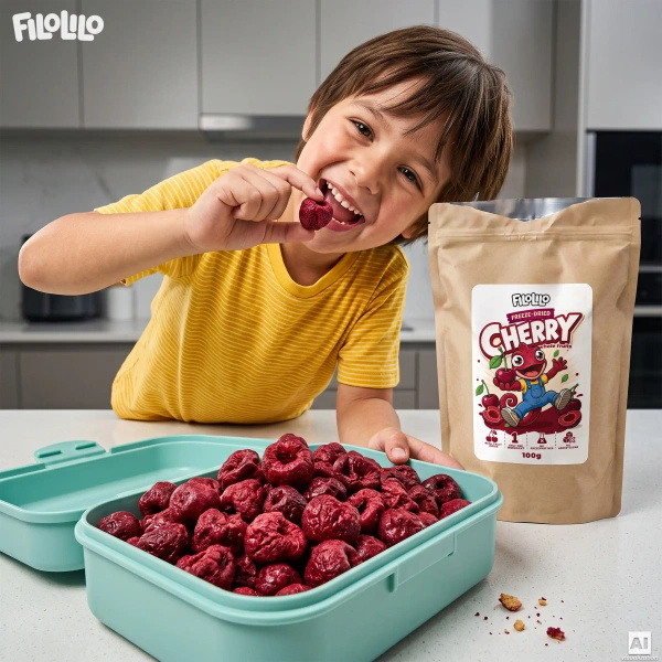 FiloLilo – Gevriesdroogde kersen (hele, ontpit) 100 g
