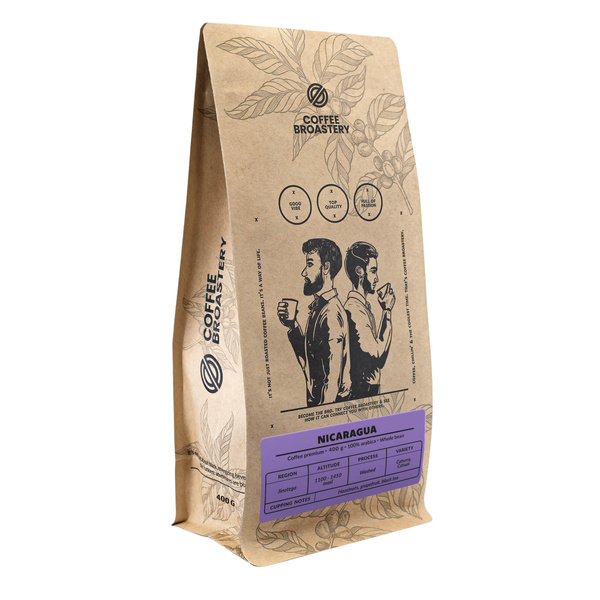 Bro Coffee Roastery - Hele Bonen Koffie Nicaragua Colibrí Azul Speciality 400g