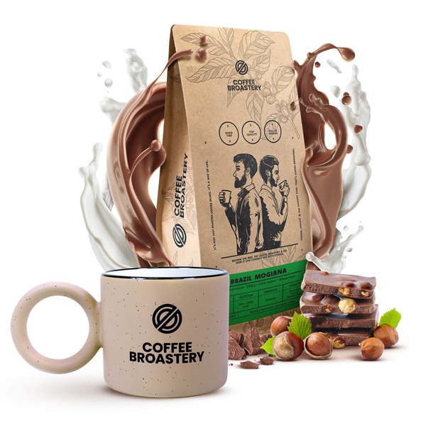 Bro Coffee Roastery set: Brazil Mogiana koffie + mok