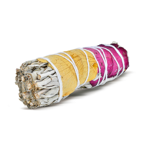 Witte Salie met Roos – Wierook 20-30 g (bundel)