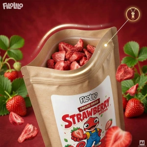 FiloLilo – Gevriesdroogde aardbeien (schijfjes) 20 g