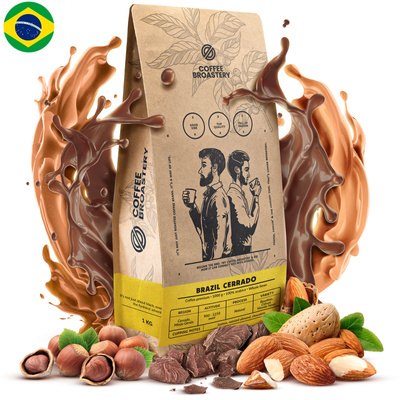 Bro Coffee Roastery - Hele Bonen Koffie Brazil Cerrado Premium 1kg
