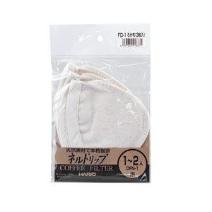 Doek koffiefilters – Hario Woodneck Drip Pot 1 Cup (3 stuks)