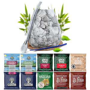 Yerba Mate 10x50g 500g proevenset + accessoires