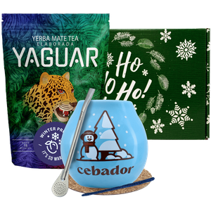 Wintere Geschenkset Yerba Mate Yaguar Winter Prune 0,5kg