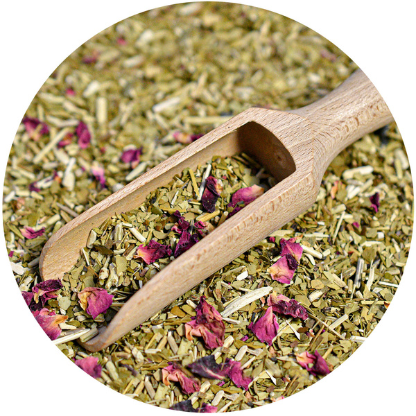 Yerba mate set for two ceramic calabash bombilla 3x50g