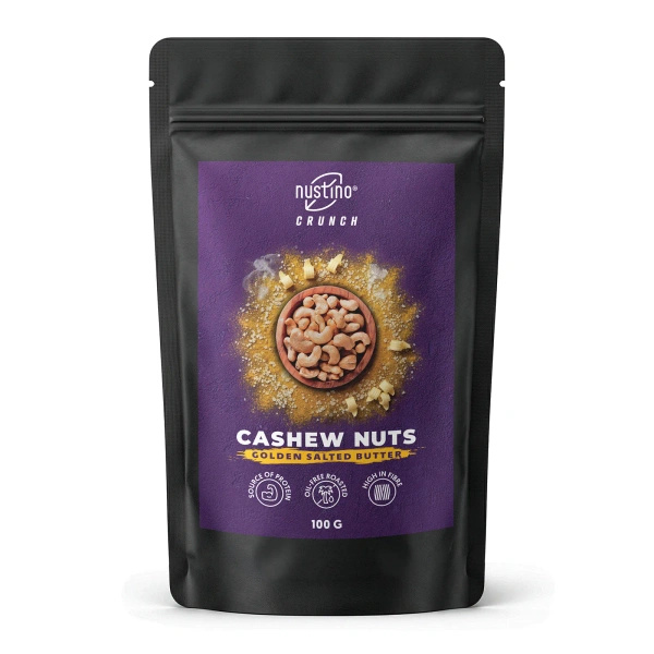 Nustino Crunch – Geroosterde cashewnoten – Golden Salted Butter 100 g