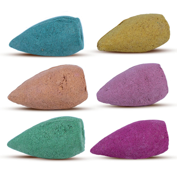 Terugstromende wierookkegels MIX (60 stuks)