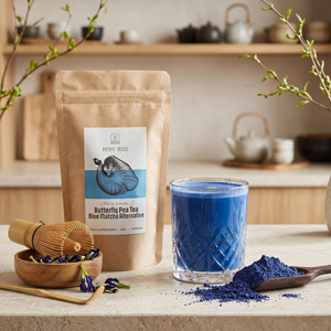 Set met kleurrijke matcha’s: Blue Matcha + Pink Matcha + Purple Matcha