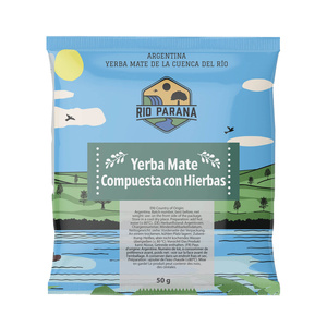 Yerba Mate Rio Parana 7x50g proevenset + accessoires
