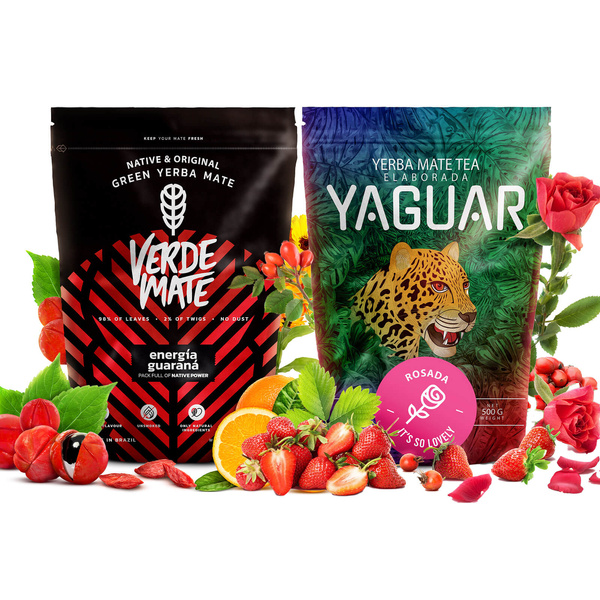 Yerba Mate-set: Verde Mate + Yaguar