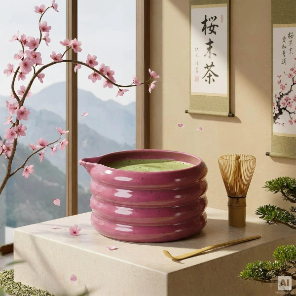 Cadeauset voor kleurrijke Matcha Latte: Matcha + Pink Matcha + accessoires