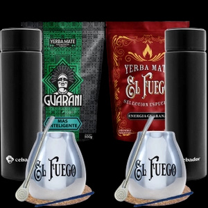 Yerba Mate set voor twee 2x0,5kg Thermo 