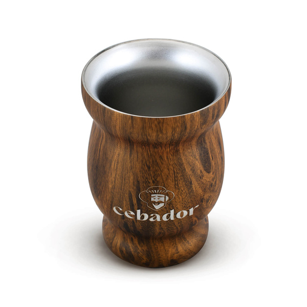 TermoMate Cebador – thermosbeker voor yerba mate – 190 ml (houtkleur)